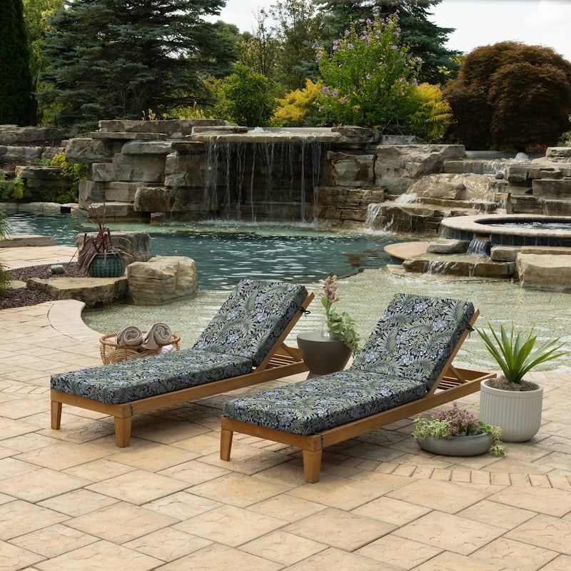 ARDEN Foam Outdoor Chaise Lounge Cushion, 21 x 72