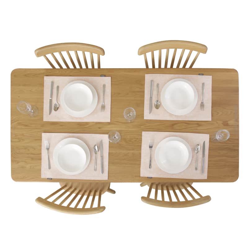 Deconovo Double-Faced Oxford Water Resistant Placemats (4-Pack)