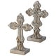 preview thumbnail 2 of 2, 8" Resin Renaissance Cross Set of 2