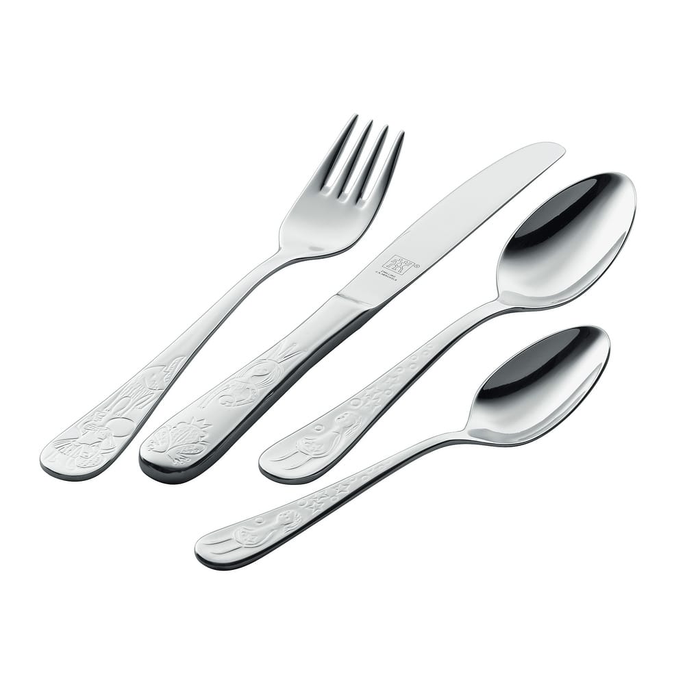 ZWILLING TWIN Kids Grimm's Fairytales 4-pc 18/10 Stainless Steel Flatware Set