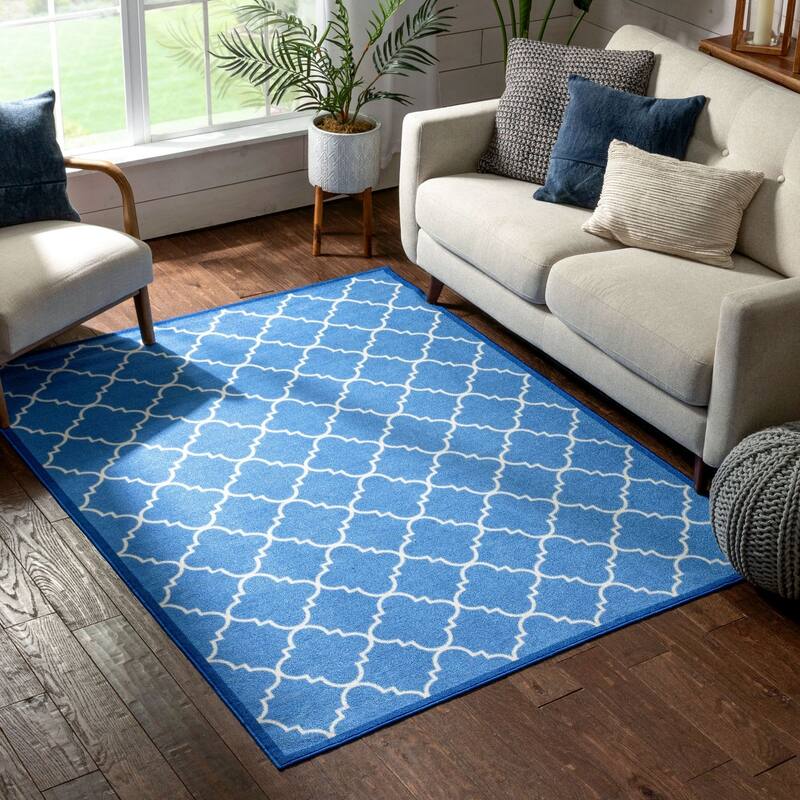 Well Woven Kings Court Brooklyn Trellis Lattice Modern Area Rug
