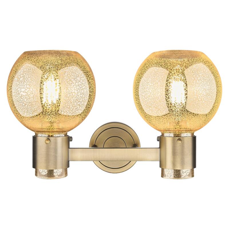 Innovations Lighting 464-2W-G464B-7ME Lawton Sphere 2 Light 16" Wide