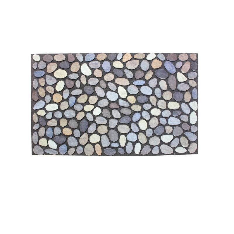 Pebbles Print Rectangular Doormat - 18" x 30"