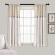preview thumbnail 29 of 152, Lush Decor Linen Button Single Panel Window Curtain