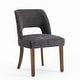 preview thumbnail 33 of 144, Wooden Dining Chairs Set of 2/4/6,Modern Fabric Upholstered Dining Room Chair Kitchen Chairs