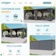 preview thumbnail 89 of 188, EROMMY Outdoor Louvered Pergola Gazebo with Adjustable Aluminum Rainproof Roof