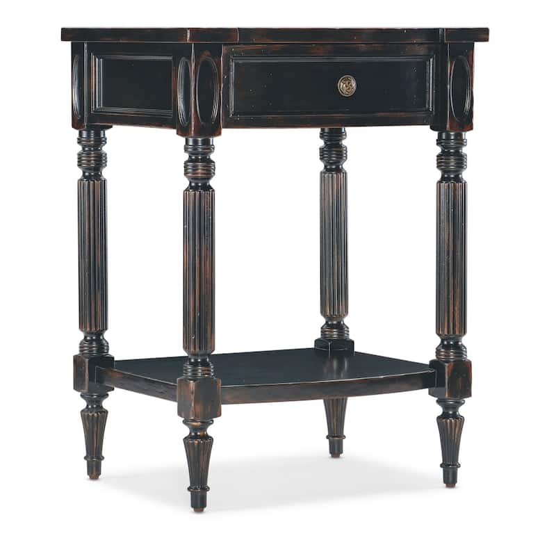Hooker Furniture 6750-90317 Charleston 24" Wide Cherry Nightstand with - Black Cherry
