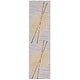 preview thumbnail 10 of 29, SAFAVIEH Odyssey Vandna Mid-Century Modern Rug 2'2" x 8' Runner - Grey/Gold - Runner
