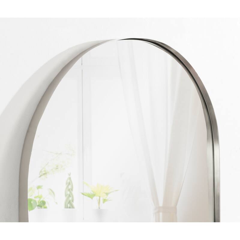 Kate and Laurel Rollo Capsule Framed Wall Mirror