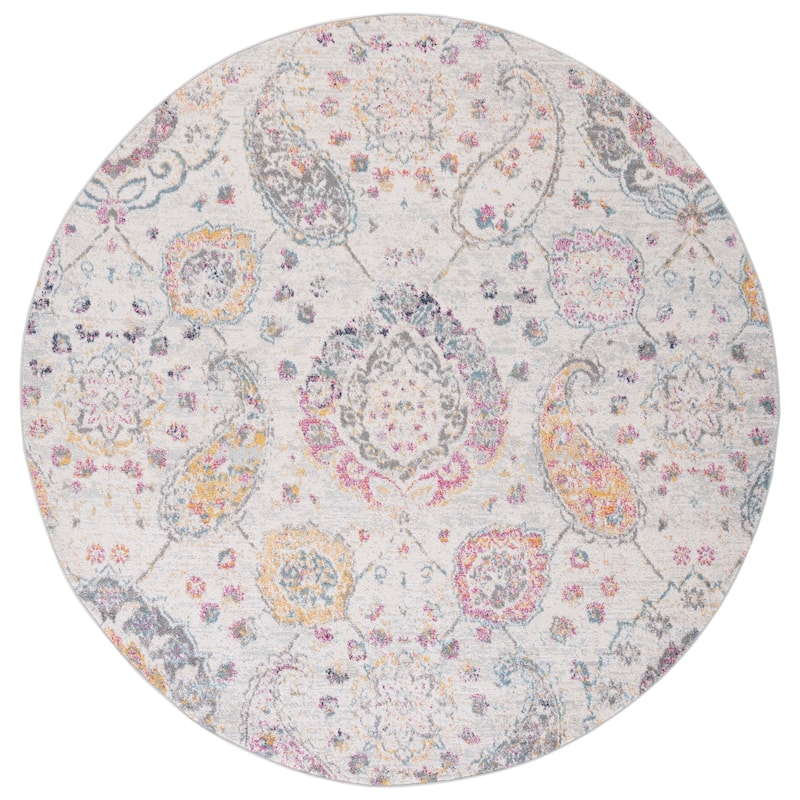SAFAVIEH Madison Belle Boho Glam Paisley Pattern Area Rug