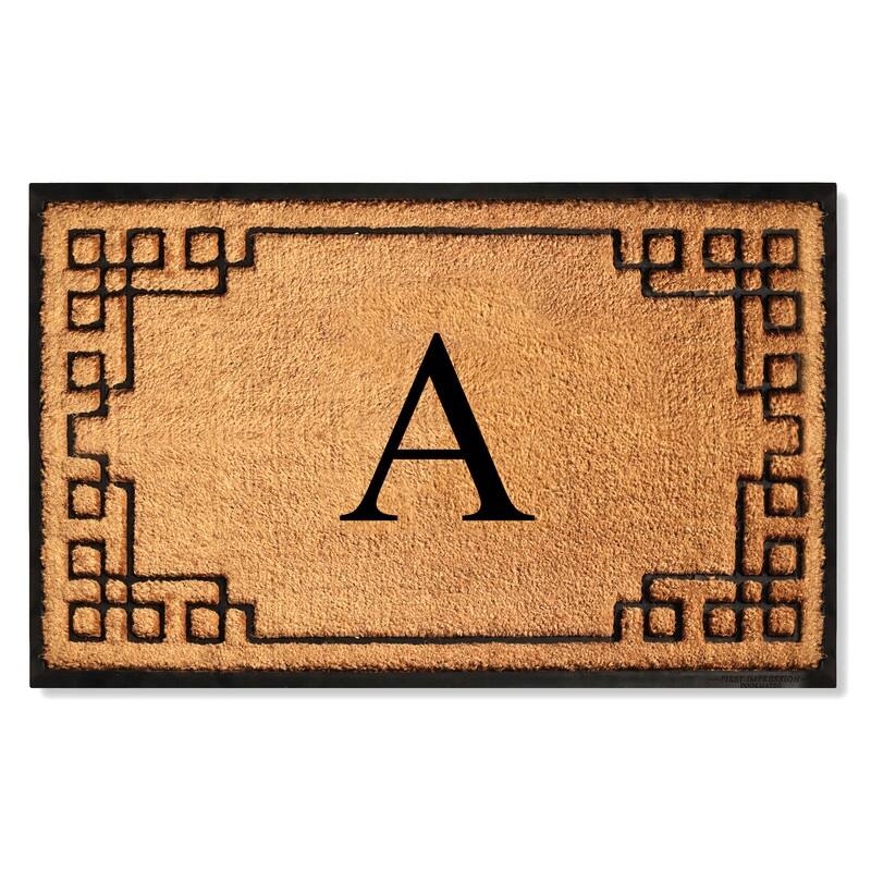 A1HC Natural Coir & Rubber Door Mat, Heavy Duty, Dirt Trapping, Long-Lasting Entrance Doormats,Thick & Durable Outdoor Entry Mat - 36" X 72" - A