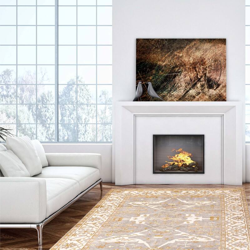 ECARPETGALLERY Hand-knotted Royal Oushak Light Grey Wool Rug - 7'11 x 10'0