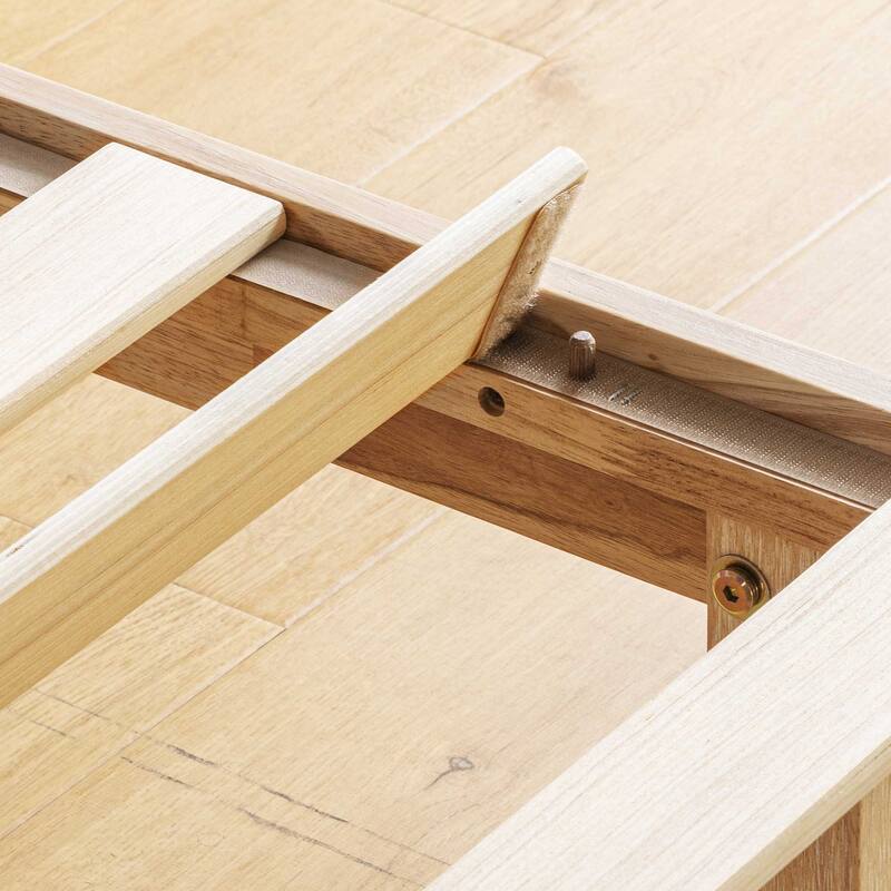 12" Classic Solid Wood Platform Bed Frame
