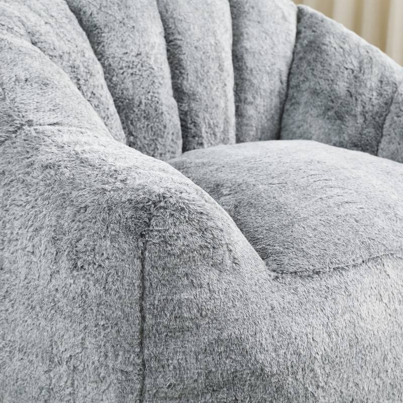41.40" Bean Bag Sofa Comfort Chair with Armrests