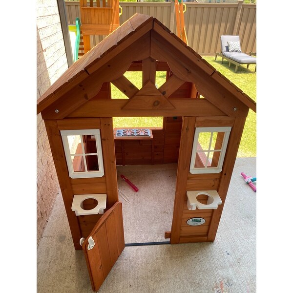 Shop Backyard Discovery Timberlake All Cedar Playhouse 55 Inches