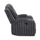 preview thumbnail 8 of 35, Brynda Corduroy 3-Piece Manual Double Reclining Sofa Sets
