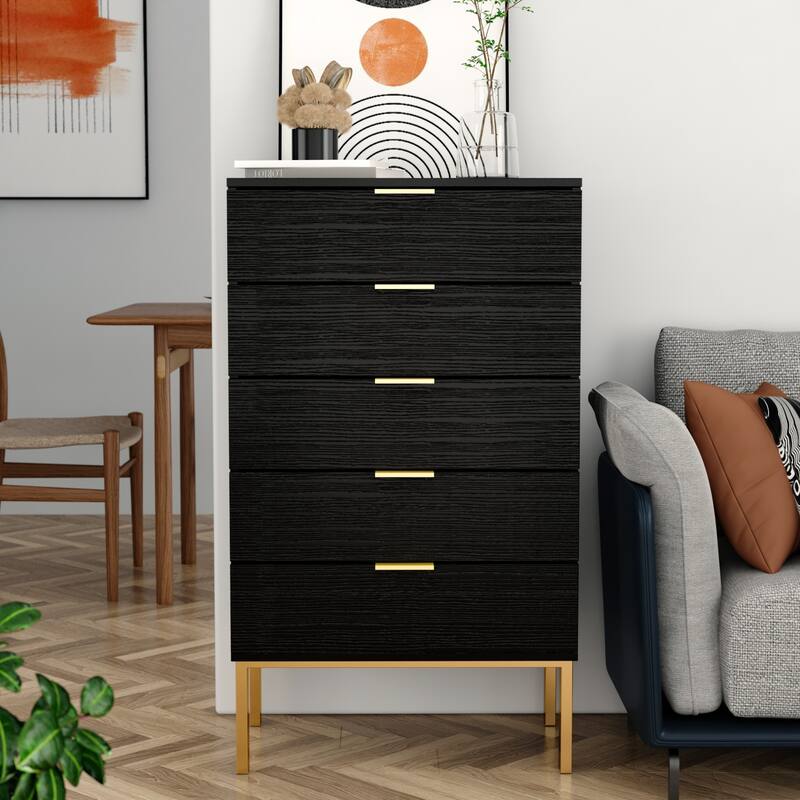 5 Drawer Dresser Storage Tower, Organizer Unit for Bedroom,Chest