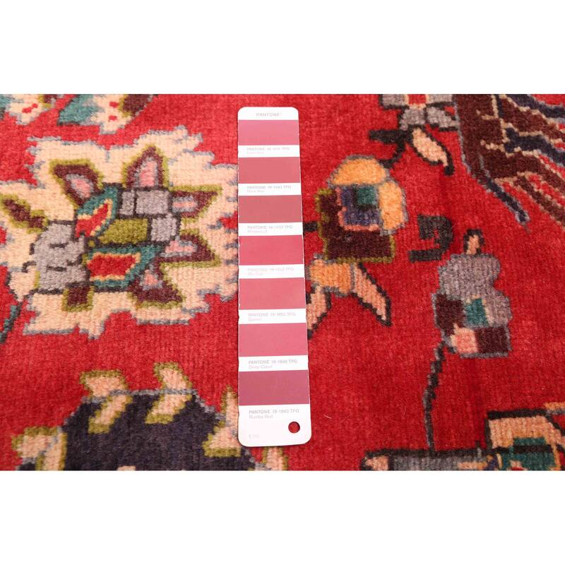 ECARPETGALLERY Hand-knotted Andelz Red Wool Rug - 4'7 x 6'8