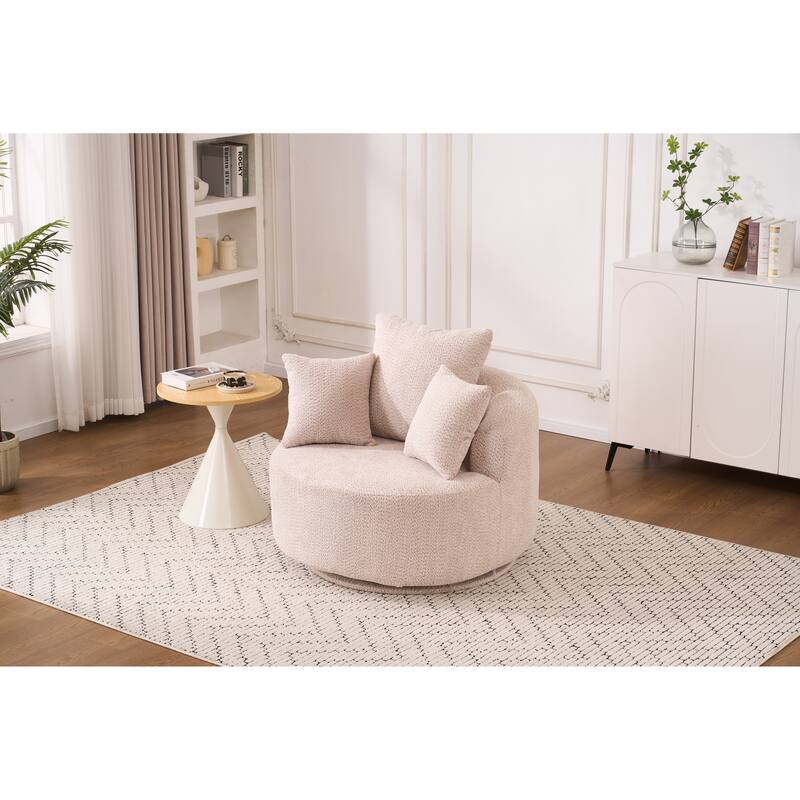 Single Seat Full Sponge Compression Swivel Chair Single Sofa