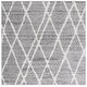 preview thumbnail 19 of 18, SAFAVIEH Adirondack Johanna Trellis Rug 6' Square - Ivory/Silver - Square