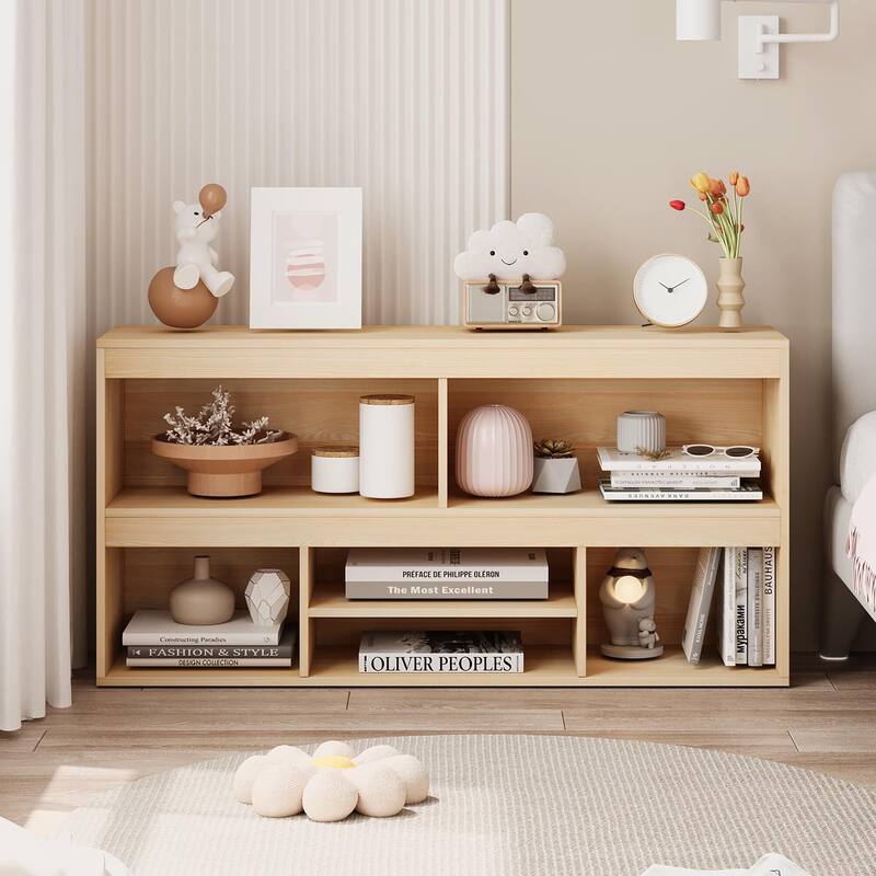 Toy Storage Organizer 6 Cubes Kids Bookshelf