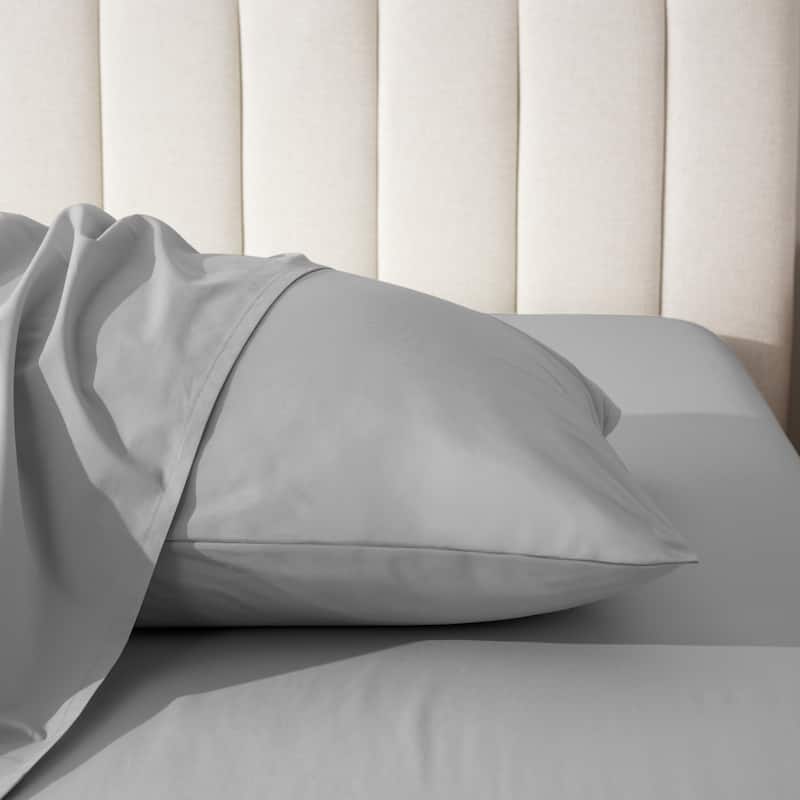 Bare Home Organic Cotton Percale Pillowcase Set (Set of 2)
