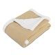 preview thumbnail 3 of 28, Luxurious Cotton Unisex Baby Blanket Waffle Weave with Sherpa Backing Soft Cozy 30''x40'' Receiving Crib Stroller Nap Blanket