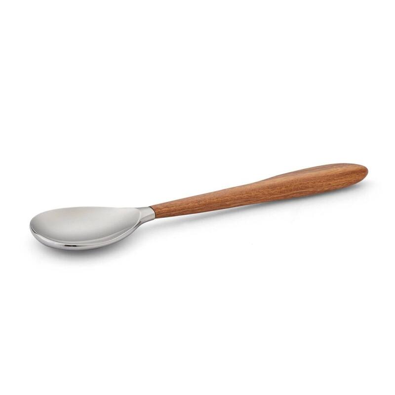 Nambe Curvo Serving Spoon - 13" H