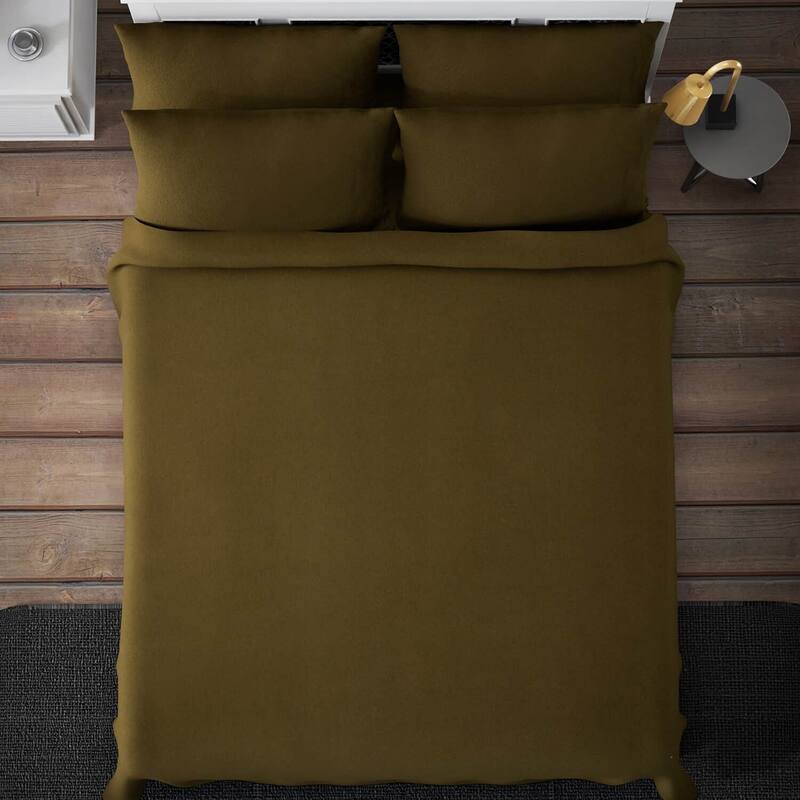 TLV HOMESMART Solid 6pcs Microfiber Breathable Durable Sheet Set