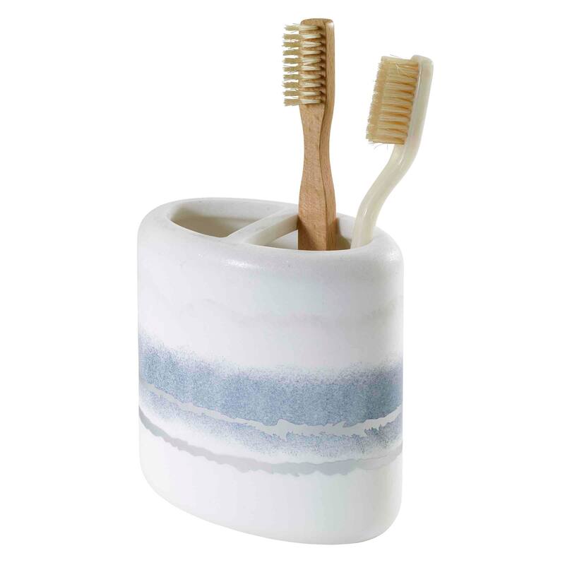 Avanti Linens Murano Toothbrush Holder - Silver - Toothbrush Holder