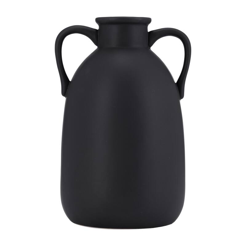 Sagebrook Home Neutral Contemporary Vase with Handles