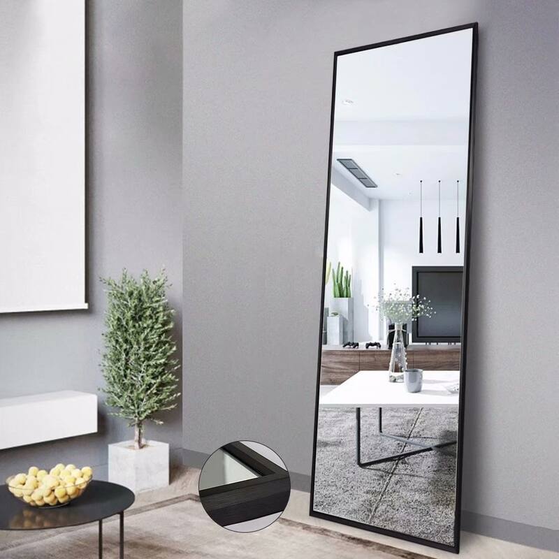 Carson Carrington Salmijarvi Wide Frame Full Length Floor Mirror