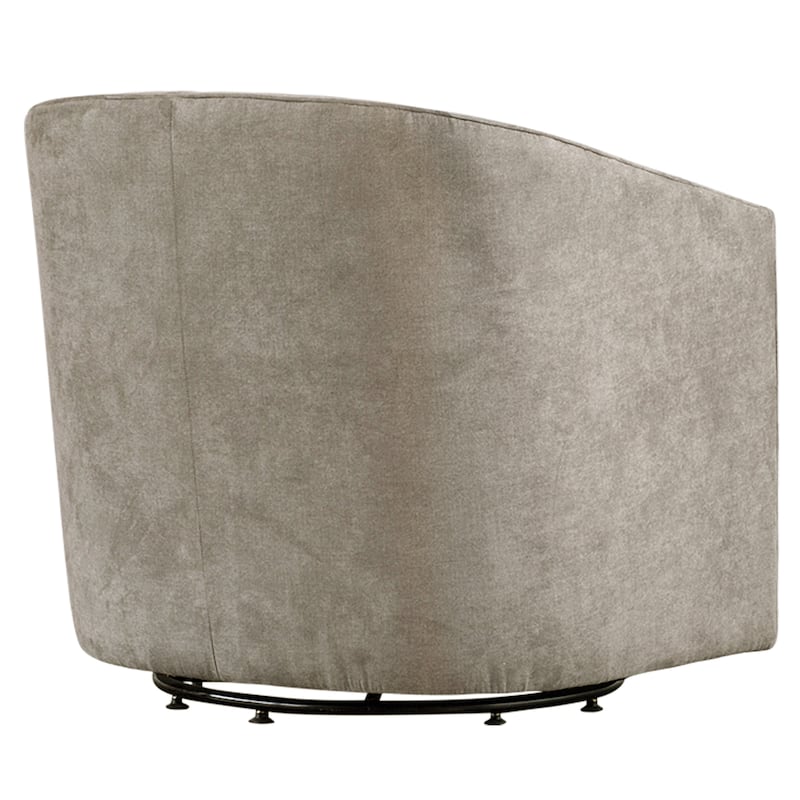NPD Furniture Walsh Fabric Swivel Barrel Chair