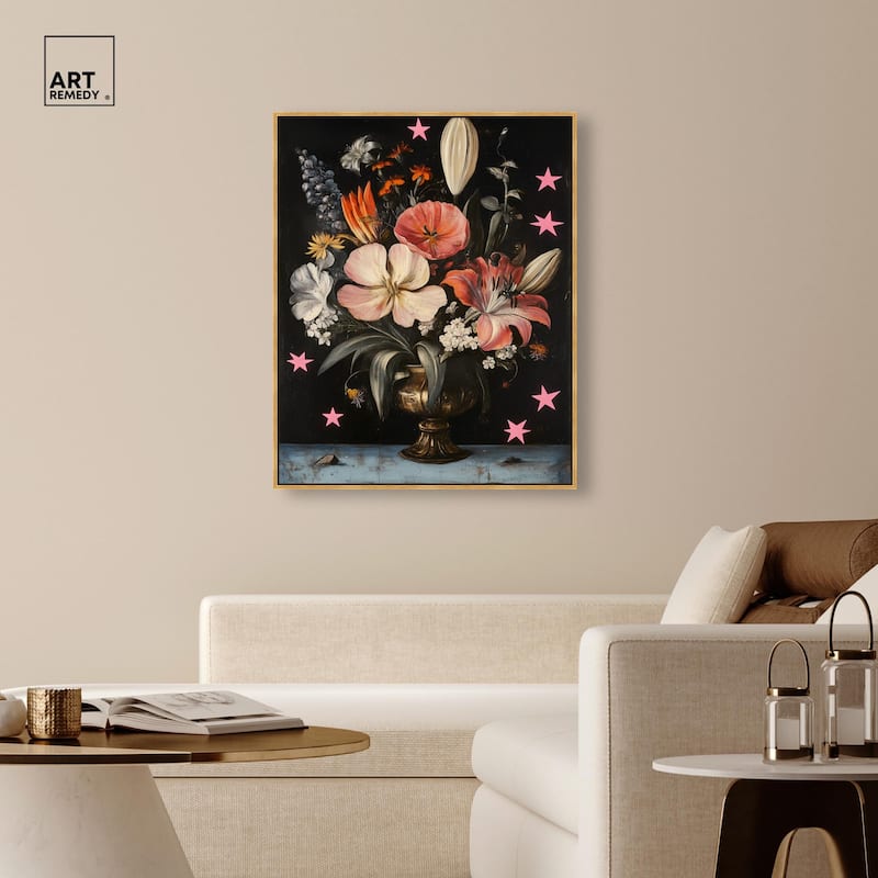 TANY's Floral Universe I Canvas by Art Remedy