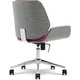 preview thumbnail 34 of 46, Elle Decor Ophelia Low-Back Task Chair in Chrome Finish