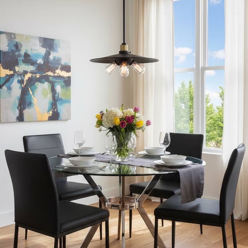 Artcraft Jersey - 3-Light Pendant - Vintage Brass - N/A - Vintage Brass