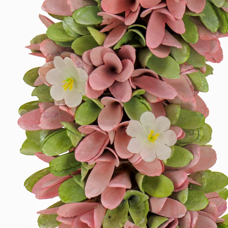 National Tree Company 18 in. Spring Pink Floral Wreath - 18 in