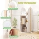 preview thumbnail 5 of 6, Kids Toy Storage Organizer with Rotating Design and 5 Shelves - 12" x 12" x 35.5"