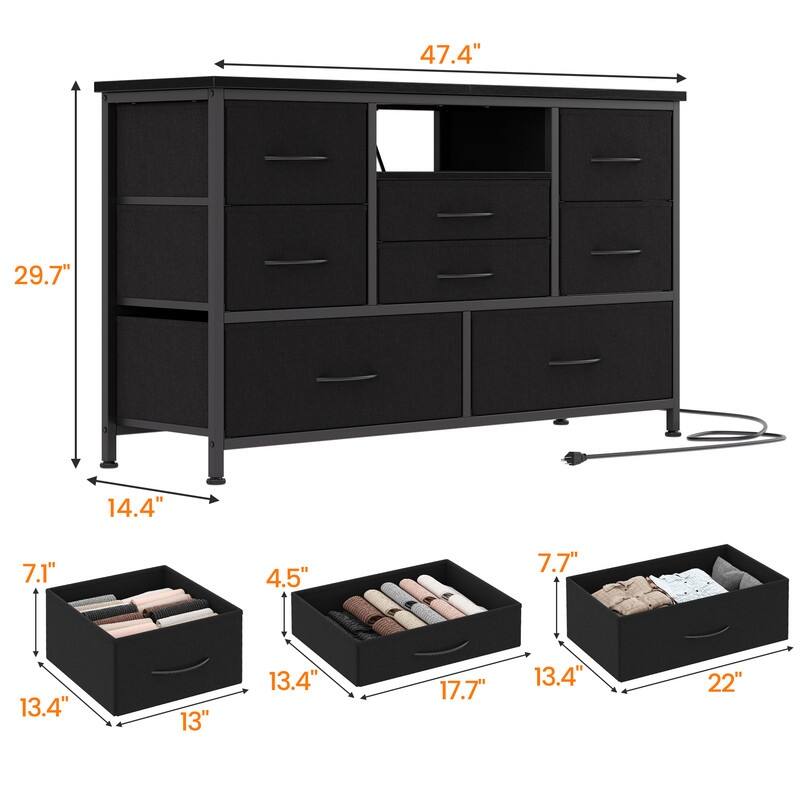 8 drawer TV cabinet