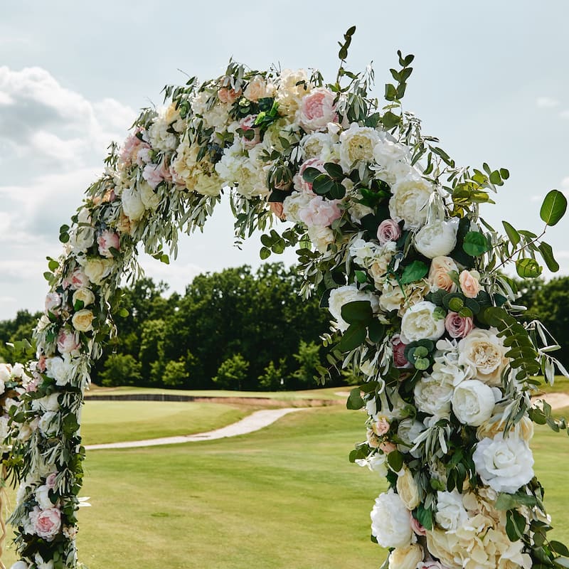 Metal Wedding Arch Backdrop Stand for Wedding, Bridal, Garden, Yard