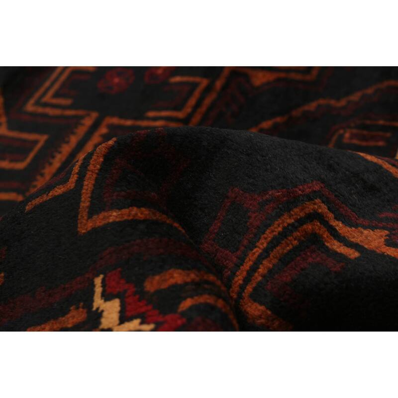 Teimani Black Rug 4'0" x 6'11" - 4'0 x 6'11
