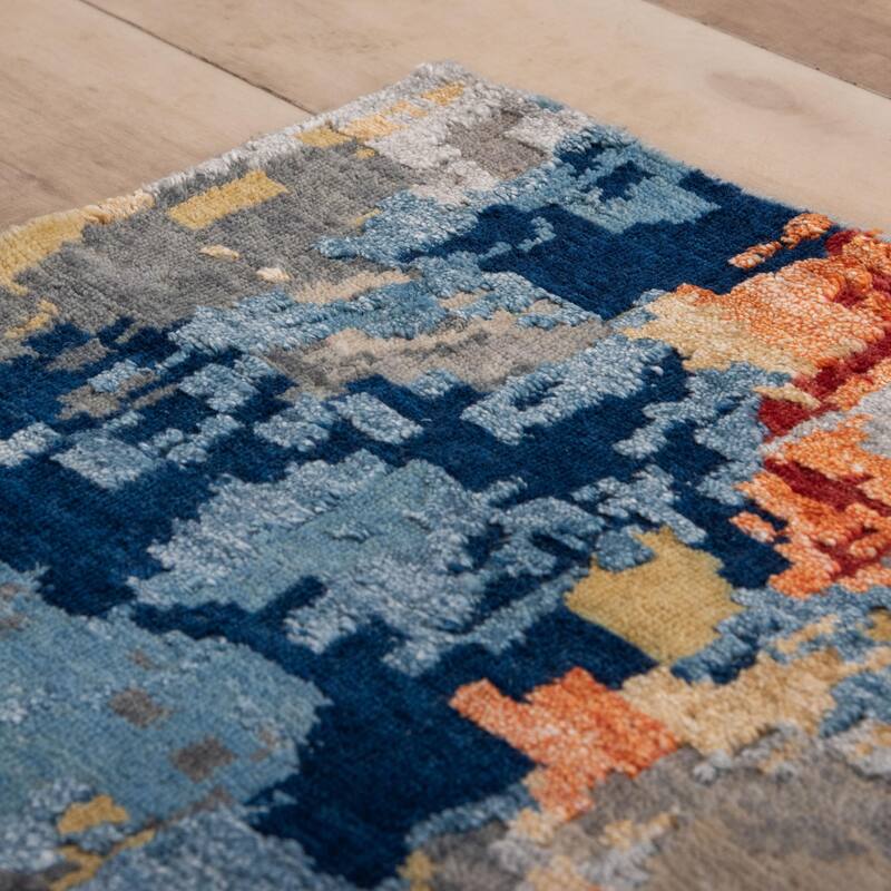 Alora Decor Weston Hand-tufted Lines Wool Rug