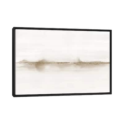 iCanvas "Watercolor Landscape Vii - Shades Of Sepia" by Nouveau Prints Framed Canvas Print
