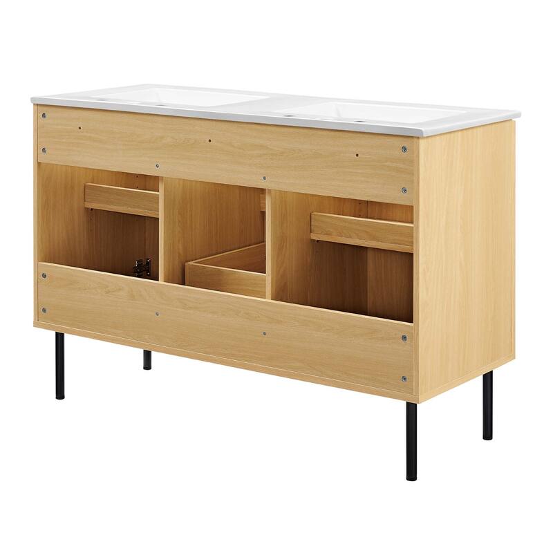 Chaucer 18"/24"/30"/36"/48"Single Basin/48" White Basin Bathroom Vanity