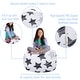 preview thumbnail 77 of 187, Kids Bean Bag Chair Cover Stuffed Animal Storage or Toy Organizer