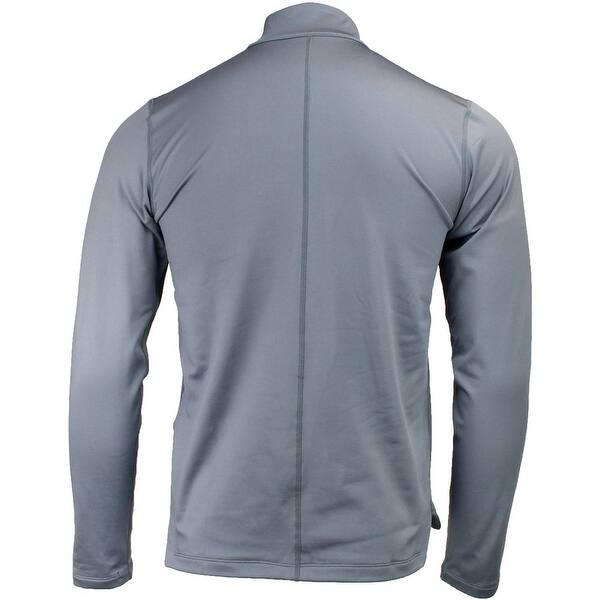 Shop Asics Mens Silver Long Sleeve Winter 1 2 Zip Outdoor