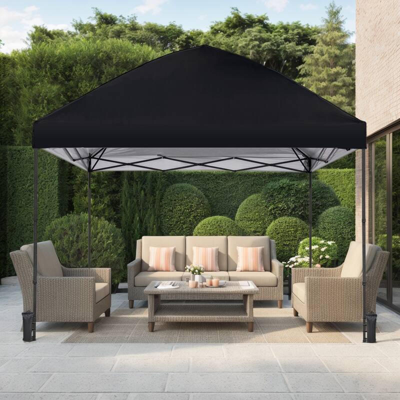 10' x 10' Pop Up Canopy Tent,Outdoor Canopy Tent for Event, Parties, Camping Portable Easy with Carry Bags