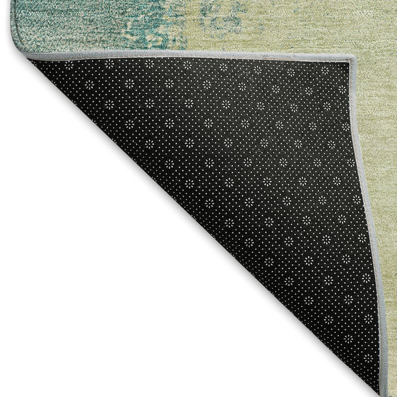 Machine Washable Indoor/ Outdoor Contemporary Fusion Chantille Rug
