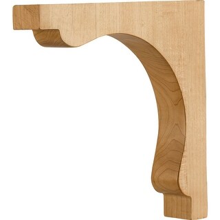 Hardware Resources Corbel with Decorative Styling, 7"H x 1-1/4"W x 7"D