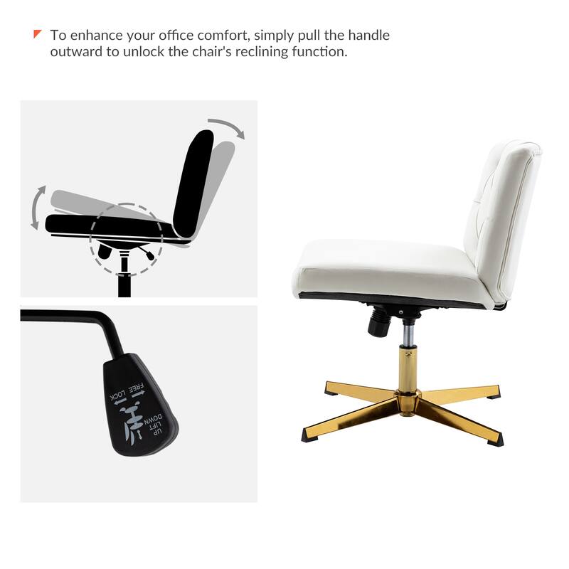 Alfons 360-Degree Swivel & Height Adjustable Task Chair by HULALA HOME